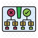 Arvore Decisao Diagrama Ícone
