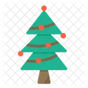 Arvore De Natal Arvore Decorada Pinheiro Icon