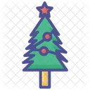 Árvore de Natal Uma Tradição Festiva  Ícone