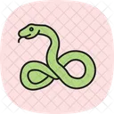 Greentreepython Reptil Escamoso Ícone