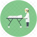 Arzt Operation Patient Icon