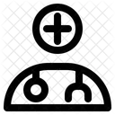 Arzt Mann Pflege Symbol