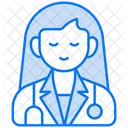 Arztin Dame Arzt Symbol