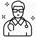 Arzt Mediziner Gesundheitsdienstleister Symbol