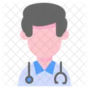 Arzt Mann Avatar Symbol