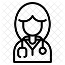 Arzt Frau Avatar Symbol