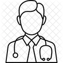 Arzt Beruf Stethoskop Symbol