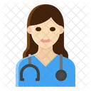 Arzt Frau Beruf Weiblich Gesundheitswesen Symbol
