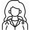 Arzt Beruf Madchen Symbol