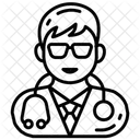 Arzt Mediziner Medizinerin Symbol