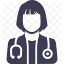 Arztin Arzt Weiblich Symbol