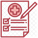 Medizinische Untersuchung  Symbol