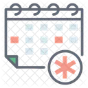 Veranstaltungskalender Arzttermin Medizinisches Ereignis Symbol