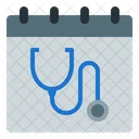 Check Up Termin Medizin Gesundheit Ereignis Kalender Datum Symbol