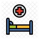 Krankenzimmer Notaufnahme Gesundheitswesen Symbol