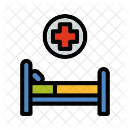 Krankenzimmer  Symbol