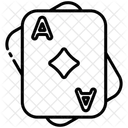 Ás de diamantes  Ícone
