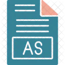 As File Format Document Extension Icon