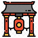 Tempel Japan Wahrzeichen Symbol