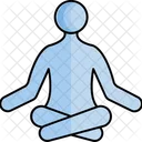 Asanas Meditation Yoga Icon