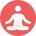 Asanas Meditation Yoga Icon