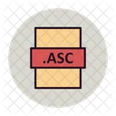 File Type Asc File Format Icon
