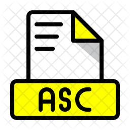 ASC-ASCII-Textdatei  Symbol