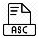 Asc ascii text file  Icon