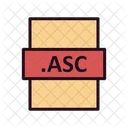 Asc File Asc File Format Icon