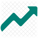 Ascendant Arrow Zig Zag Statistics Icon