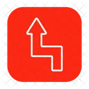 Ascending Arrow Zigzag Arrow Graph Line Icon