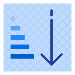 Alphabetical Sorting Icon - Download in Flat Style