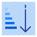 Ascending Sorting  Icon