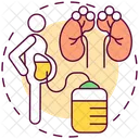 Ascites and kidney failure  アイコン