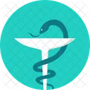 Asclepious Health Symbol Icon