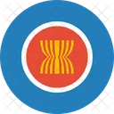 Asean Flag Country Icon