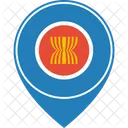 Asean Flagge Welt Symbol