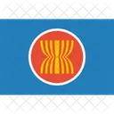 Asean Flagge Welt Symbol