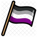 Asexual Pride Flag  Icon