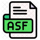 Asf File Type File Format Icon