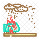 Ash Cloud Wildfire Icon