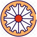 Ashoka Charkha Ashoka India Icon