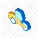 Road Roller Isometric Icon