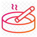 Ashtray Smoking Area Cigarette Icon