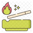 Ashtray Smoking Cigarette Icon