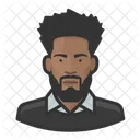 Asian Black Man Sweater Man アイコン