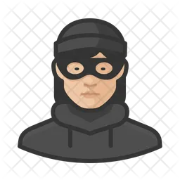 Asian Burglar Female  Icon