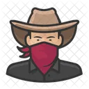 Asian Cowboy Bandit Asian アイコン