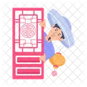Asian Door  Icon
