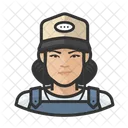 Asian Female Farmhand Asian Female アイコン